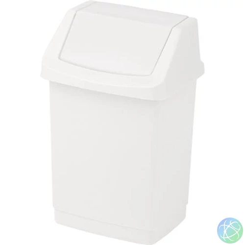 Billenős szemetes, 50 l, CURVER "Click-It", fehér
