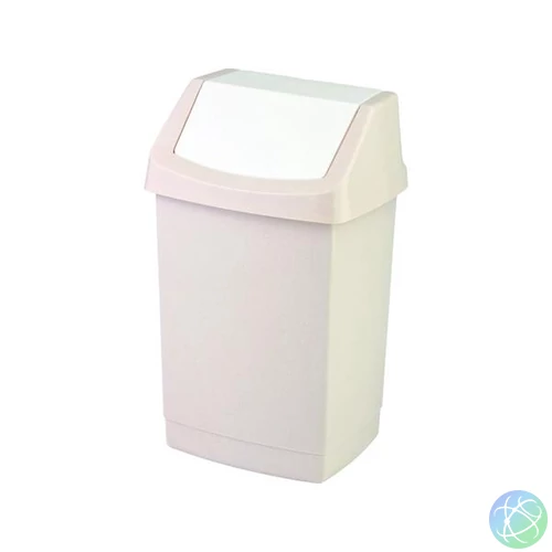 Billenős szemetes, 15 l, CURVER "Click-It", szavanna