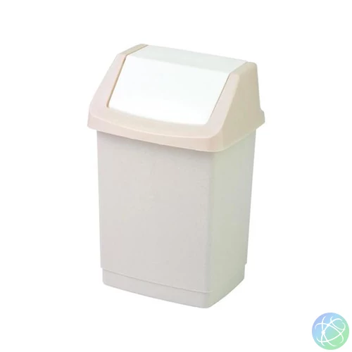 Billenős szemetes, 50 l, CURVER "Click-It", szavanna