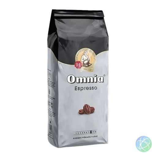 Kávé, pörkölt, szemes, olaszos pörkölésű, 1000 g, DOUWE EGBERTS "Omnia Espresso"