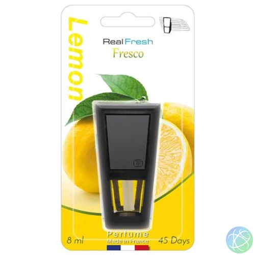Autóillatosító készülék, 8 ml, "Real Fresh", citrom