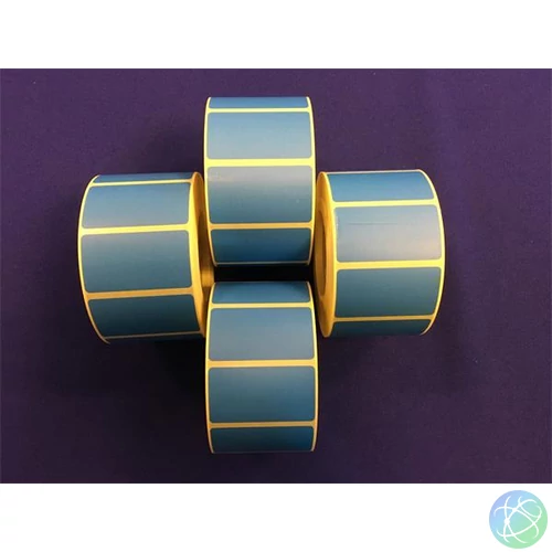 Etikett, thermo, 25x45 mm, 1000 etikett/tekercs, kék
