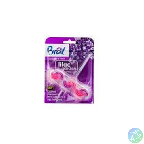 WC tisztító blokk, 2 fázisú, 3x45 g, "Brait Hygiene and fresh", orgona
