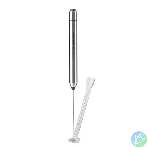 Cappuccino tejhabosító, inox, elemes, 23cm