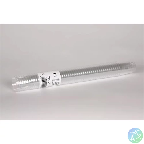 Snapszos pohár, műanyag, 2-4 cl, 50 db, "Party", víztiszta