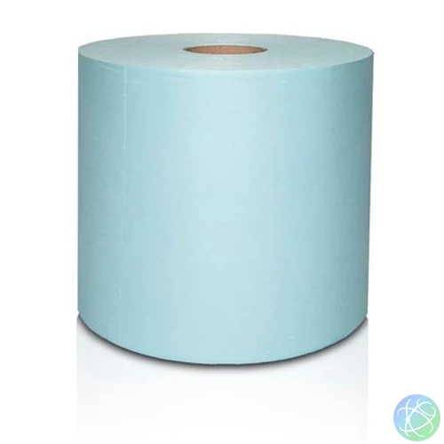 Törlőkendő, szöszmentes, tekercses, 1 rétegű, 200 lap, türkizkék
