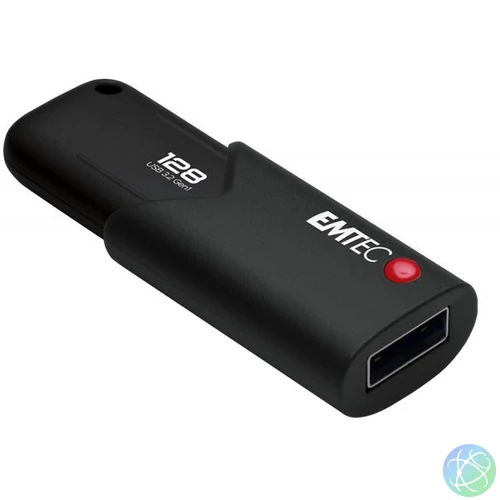 Pendrive, 128GB, USB 3.2, titkosított, EMTEC "B120 Click Secure"