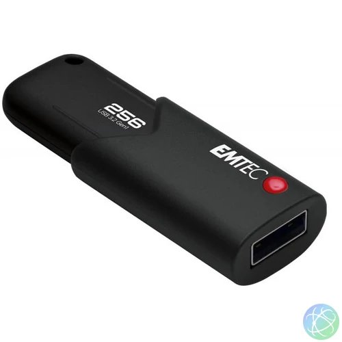 Pendrive, 256GB, USB 3.2, titkosított, EMTEC "B120 Click Secure"