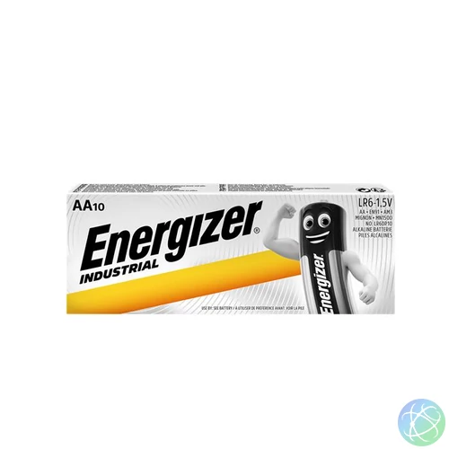 Elem AA ceruza, 10 db, ENERGIZER ""Alkaline Industrial"