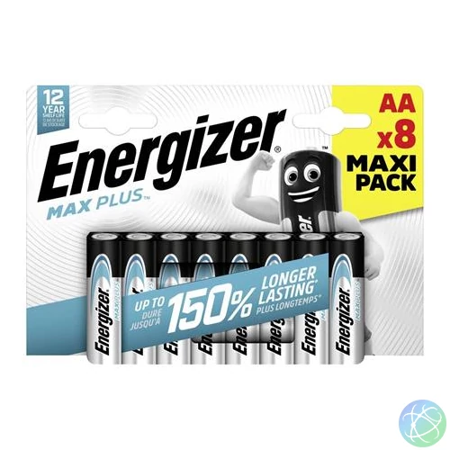 Elem, AA ceruza, 8 db, ENERGIZER "Max Plus"