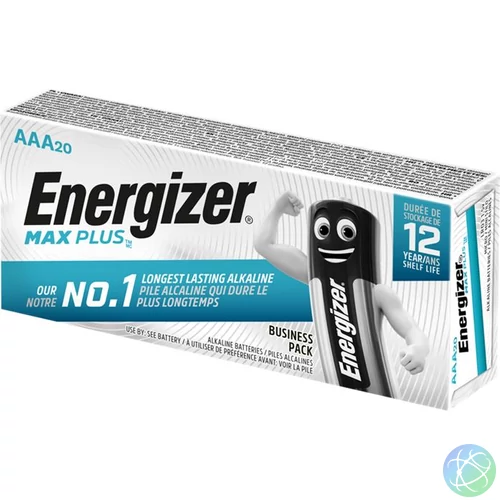 Elem, AAA mikro, 20 db, ENERGIZER "Max Plus"