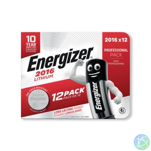 Gombelem, CR2016, 12 db, ENERGIZER