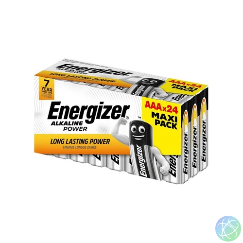Elem, AAA mikro, 24 db, ENERGIZER "Alkaline Power"