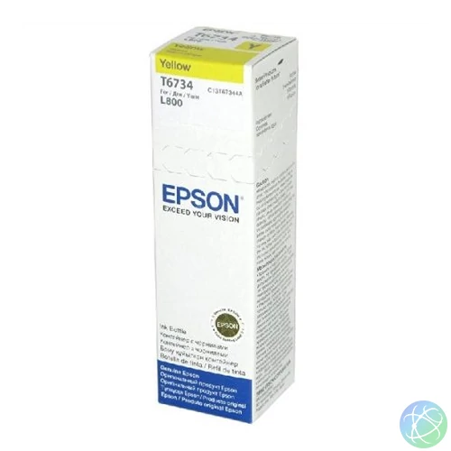 T67344A10 Tinta, L800 nyomtatóhoz, EPSON, sárga, 70ml