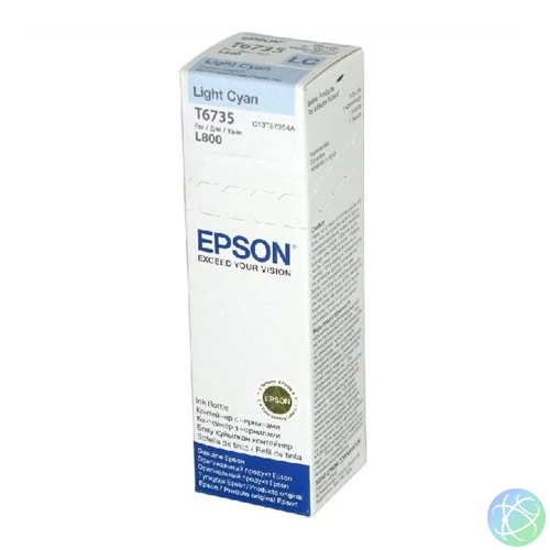 T67354A10 Tinta L800 nyomtatóhoz, EPSON, világos cián, 70ml