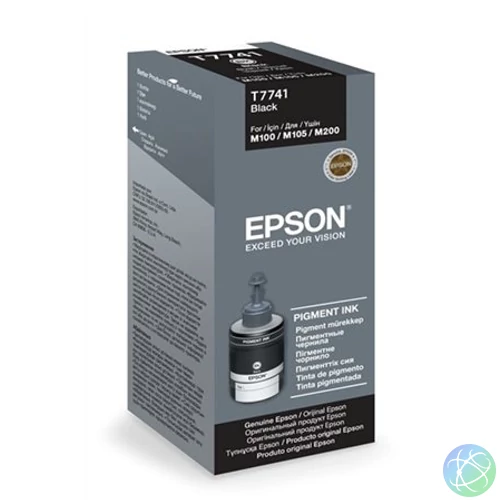 T77414A Tinta Workforce M100, M105 nyomtatókhoz, EPSON, fekete, 140ml