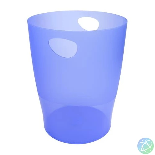 Papírkosár, 15 liter, PP, EXACOMPTA "Linicolor", jégkék