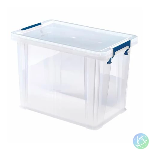 Műanyag tároló doboz, átlátszó, 18,5 liter, FELLOWES, "ProStore™"
