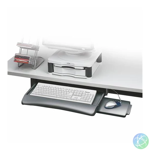 Billentyűzettartó, kihúzható, FELLOWES "Underdesk"
