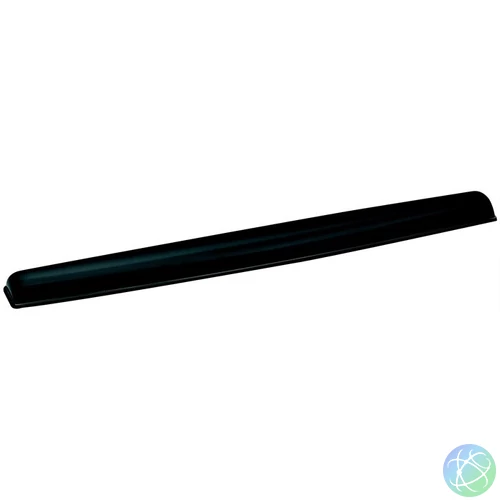 Csuklótámasz billentyűzethez, géltöltésű, FELLOWES "Crystal™ Gel", fekete