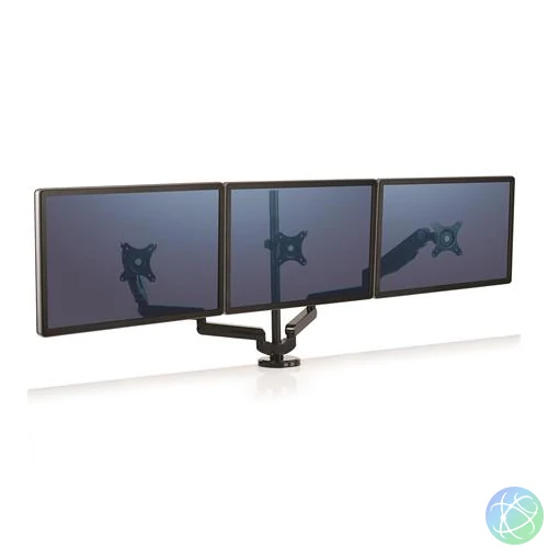 Monitortartó kar, három monitorhoz, FELLOWES "Platinum Series™ Trial", fekete