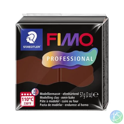 Gyurma, 57 g, égethető, FIMO "Professional", csokoládé