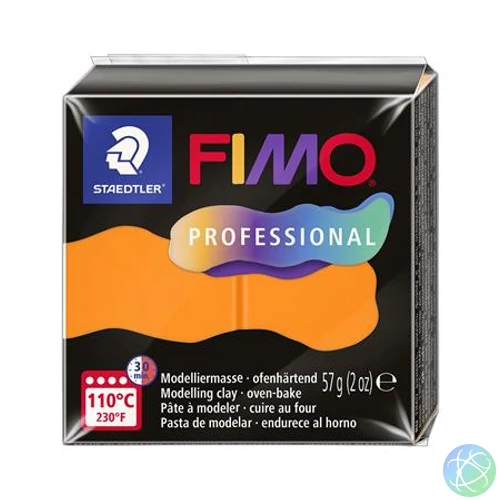 Gyurma, 57 g, égethető, FIMO "Professional", narancs