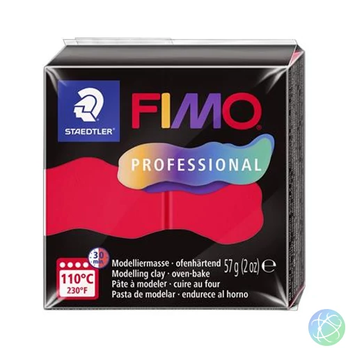 Gyurma, 57 g, égethető, FIMO "Professional", piros