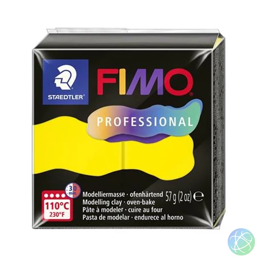 Gyurma, 57 g, égethető, FIMO "Professional", sárga