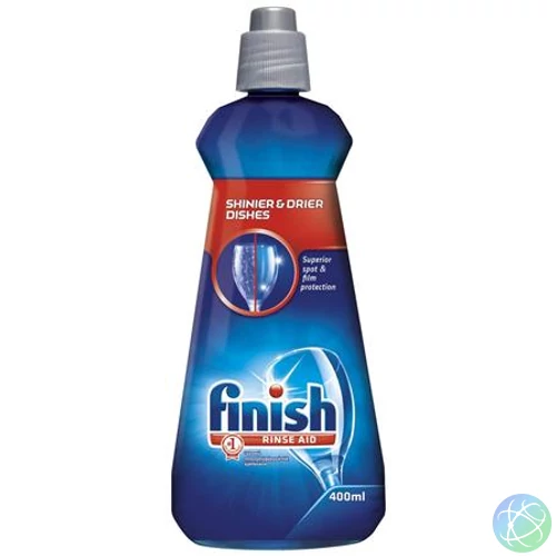 Gépi öblítőszer, 400 ml, FINISH, "Shine&Dry", regular