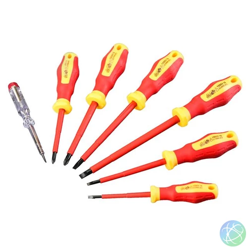 Csavarhúzó készlet, 6+1 darabos, FISCHER DAREX