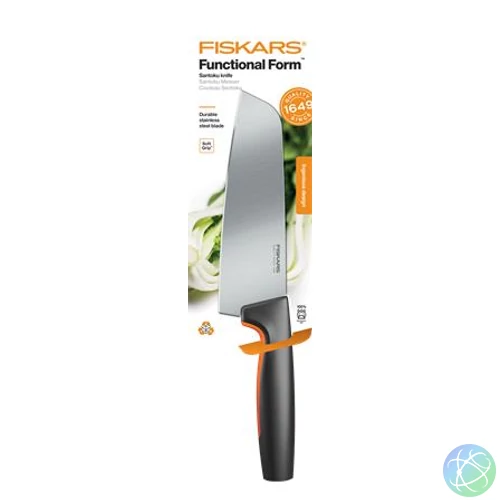 Kés, Santoku, 16 cm, FISKARS "Functional Form"