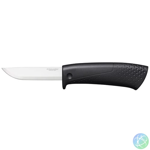 Barkácskés, tokba épített élezővel, FISKARS "Hardware"