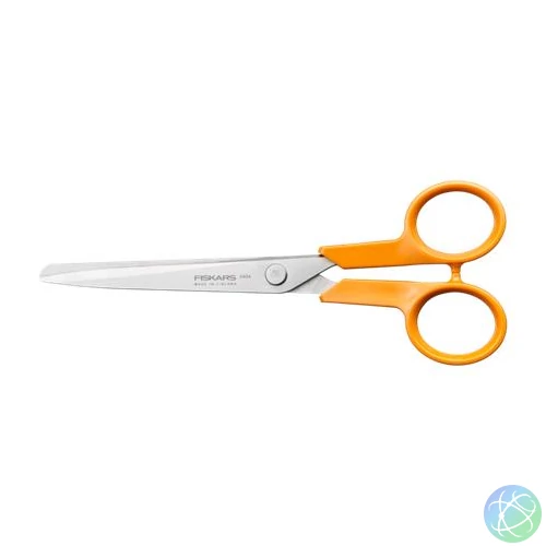 Olló, papírvágó, 17 cm, FISKARS "Classic" narancssárga