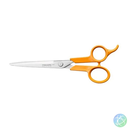 Hajvágó olló, 17 cm, FISKARS "Classic", narancssárga