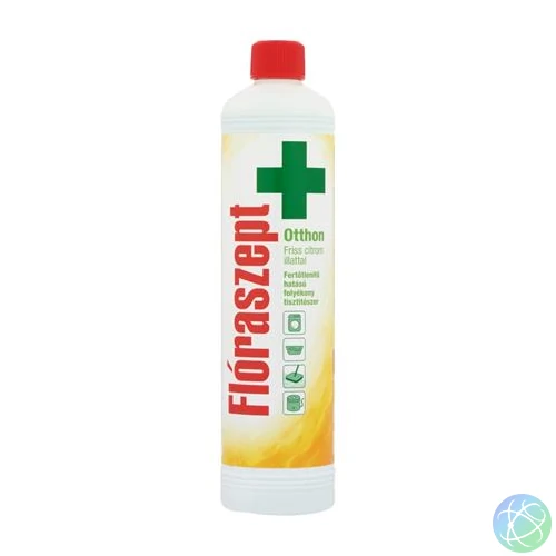 Tisztító- és fertőtlenítőszer, 1 l, FLÓRASZEPT "Otthon", citrom