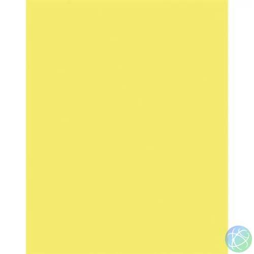 Színes papír, A3, 130 g, 50 lap, FOLIA, citromsárga