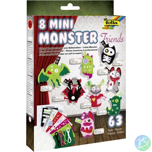 Kreatív filc varrókészlet, FOLIA "Mini Monster Friends"