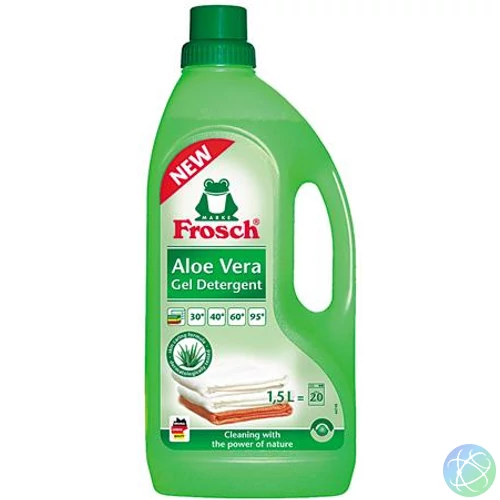 Folyékony mosószer, 1,5 l, FROSCH "Aloe Vera"