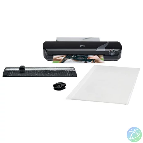 Lamináló készlet, A4, 75-125 mikron, GBC "Inspire+ Craft", fekete