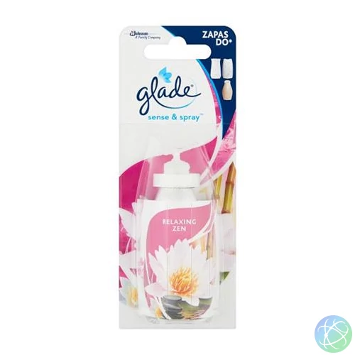 Illatosító készülék utántöltő, 18 ml, GLADE by brise "Sense&Spray, Relaxing zen