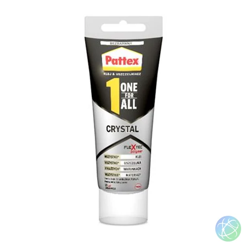 Ragasztó, építési-szerelési, 90 g, HENKEL "Pattex One for All Crystal"