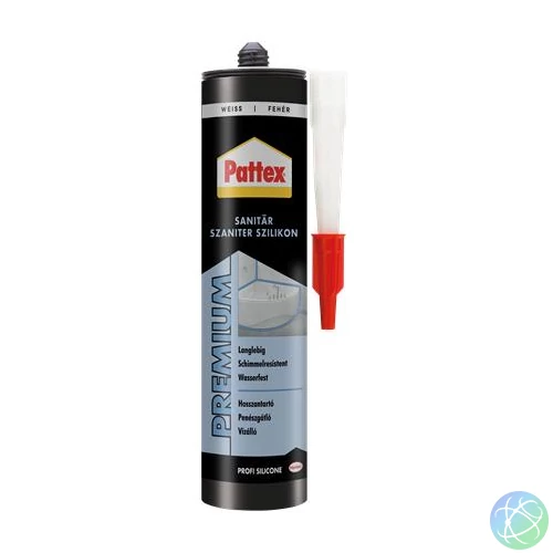 Szilikon, 274 g, HENKEL "Pattex Szaniter", fehér
