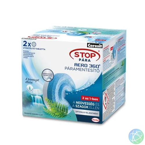 Páramentesítő utántöltő tabletta, HENKEL "Stop Pára Aero", frissítő vízesés