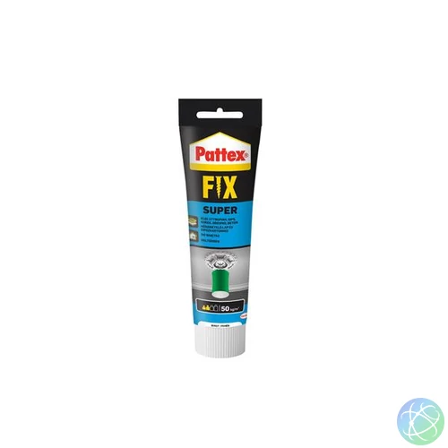 Ragasztó, építési, 50 g, HENKEL "Pattex Super Fix", fehér