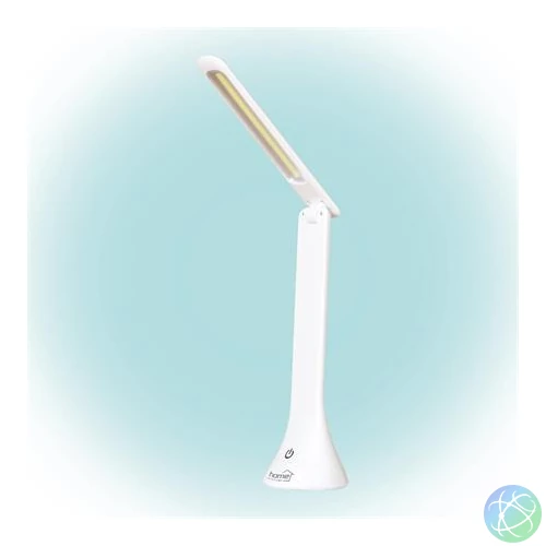 Asztali lámpa, LED, szabályozható, USB, HOME, fehér