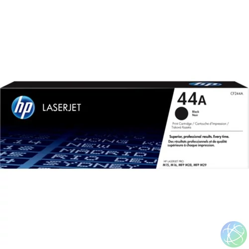 CF244A Lézertoner Laserjet Pro M15, M28 nyomtatókhoz, HP 44A, fekete, 1k