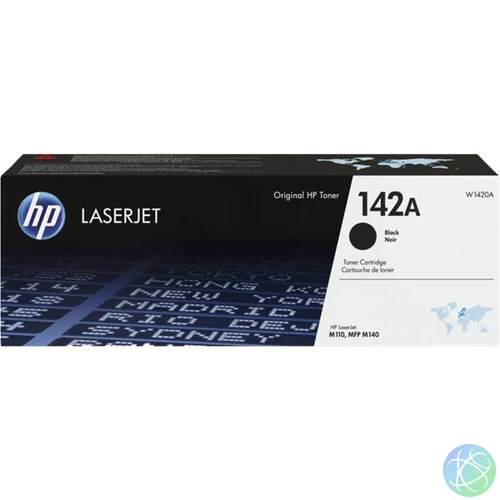 W1420A Lézertoner LaserJet M110, M111, M139, M140, M142 nyomtatókhoz, HP 142A, fekete, 0,95k