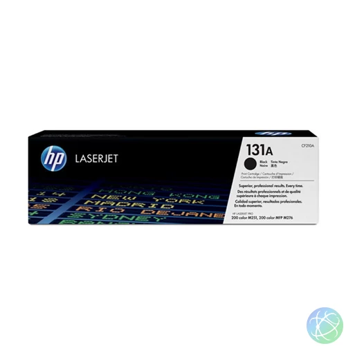 CF210A Lézertoner LaserJet Pro 200 M276N nyomtatóhoz, HP 131A, fekete, 1,6k