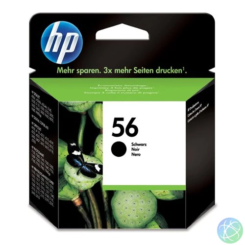 C6656AE Tintapatron DeskJet 450c, 450cb, 5150 nyomtatókhoz, HP 56, fekete, 19ml